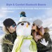 muscleboon Bluetooth Beanie Hat with Wireless Headphones for Men Women Stocking Stuffers Thanksgiving Day